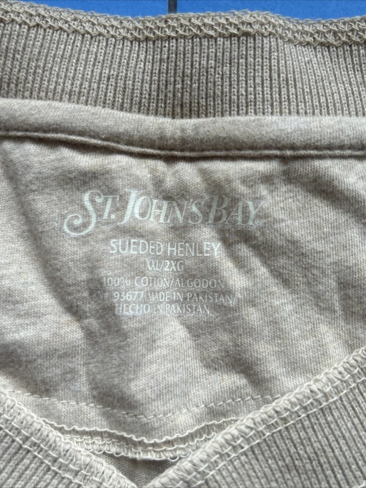 Nueva Jersey St. John's Bay Pergamino Brezo Gamuza XX-Grande Foto 2 de 3