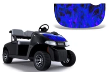EZ Go Freedom RXV Golf Cart Hood Graphics Kit Sticker Decal 2015-22 ICE BLUE