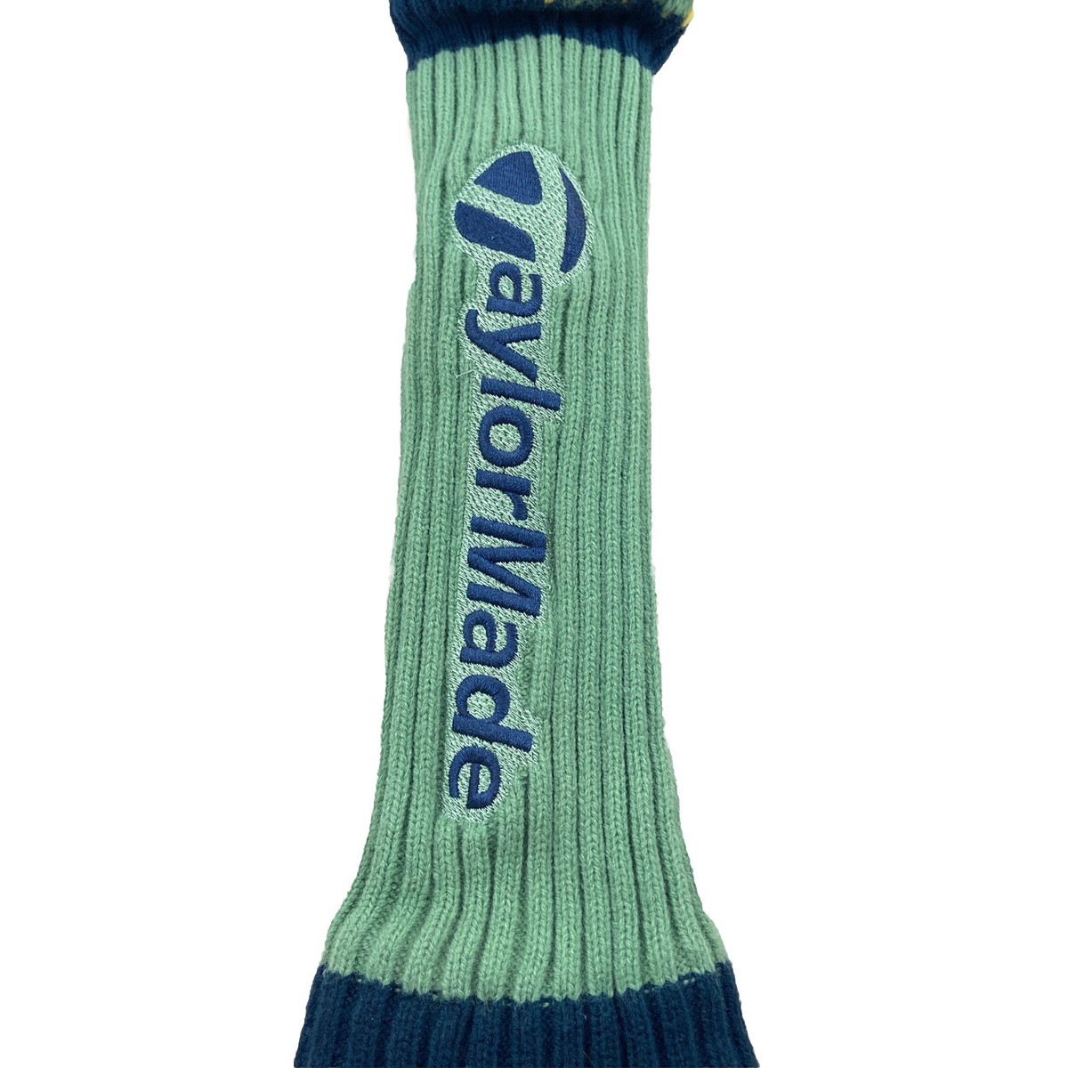 Rare TaylorMade Argyle Pom Headcover 1 Driver Green Blue