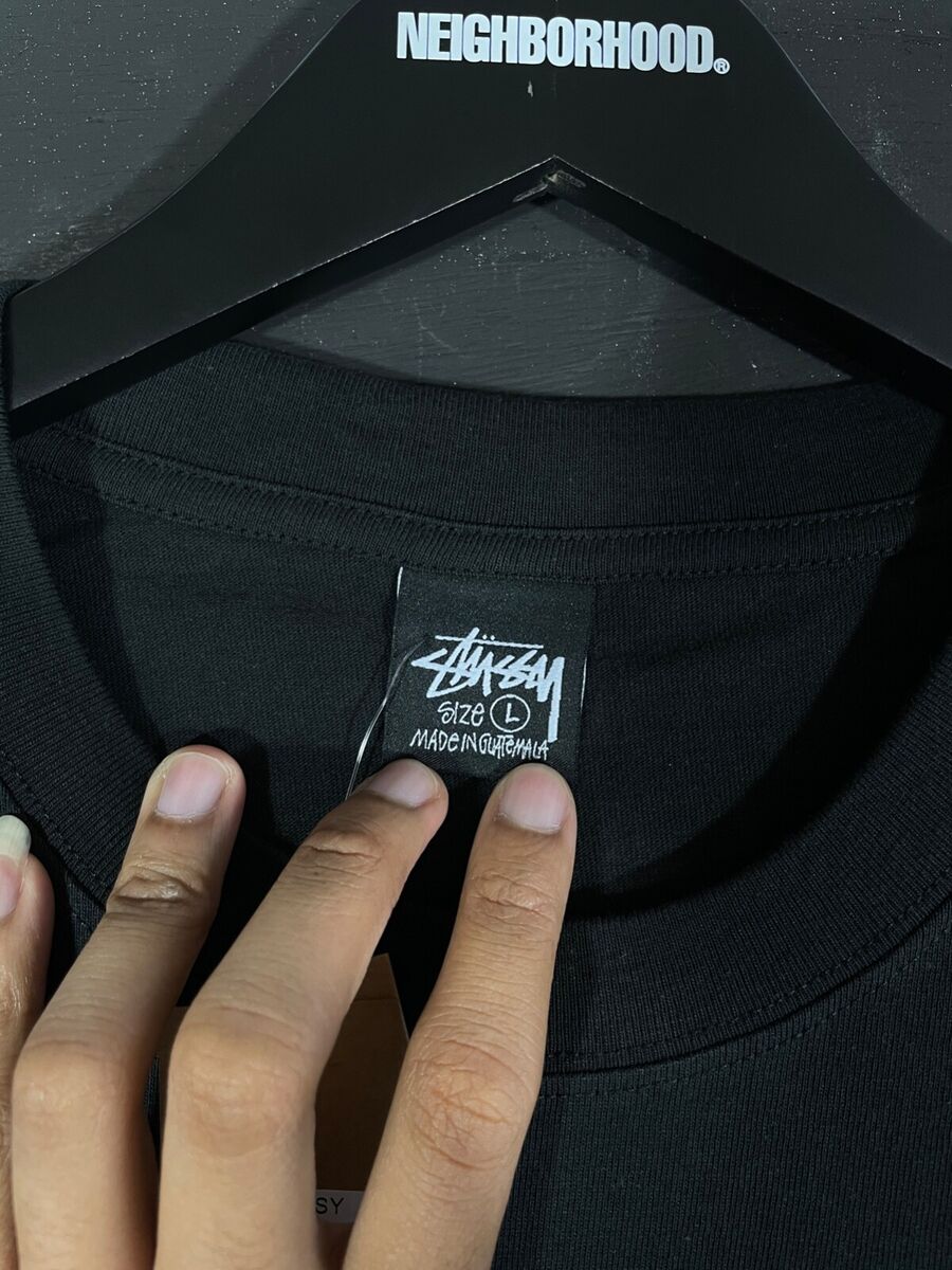 Stussy Test Strike pigment Dyed tee Black - Large Original Stussy Test Strike pigment Dyed tee Black - Large Original