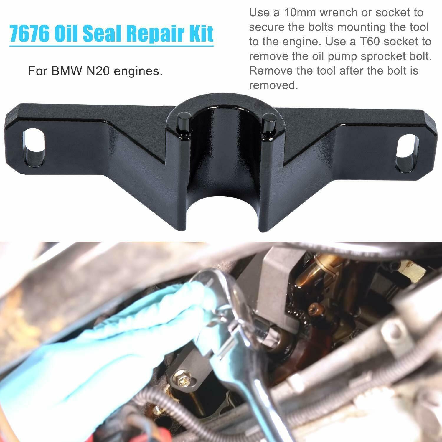2801 Flywheel Holder Lock Tool & 7676 Oil Seal Repair Kit For BMW N20