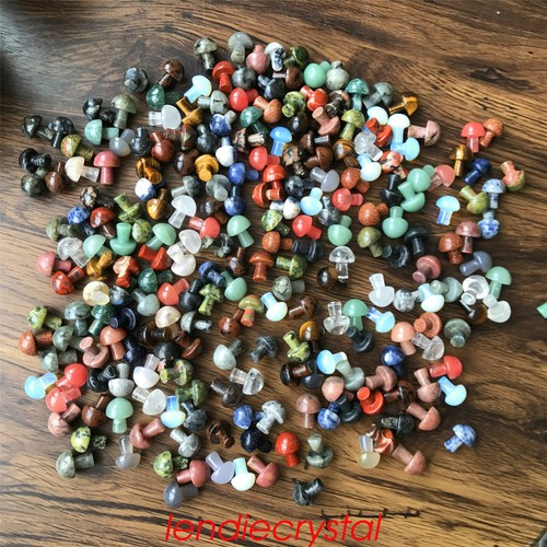 100pcs Natural mini mixed mushroom quartz crystal carved reiki (Random delivery） - Picture 10 of 12