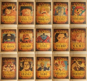 One Piece Wanted Posters for sale | eBay