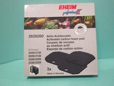 3 x Eheim-Akivkohlevlies 2628220 passt für Eheimfilter  2222/2224