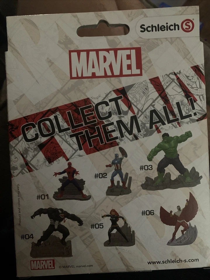 Figura de acción Schleich Marvel #05 Black Widow 4" caja sellada de fábrica Foto 2 de 3