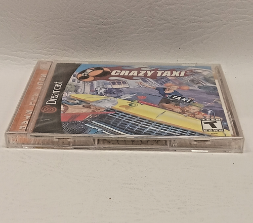 FACTORY SEALED COMPLETE SEGA DREAMCAST CRAZY TAXI GAME DISC CASE & MANUAL - Picture 10 of 10
