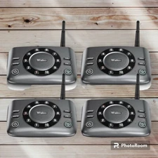 Wuloo Wireless Intercom System (4) for Home Business, Upgrade Two Way Audio S600