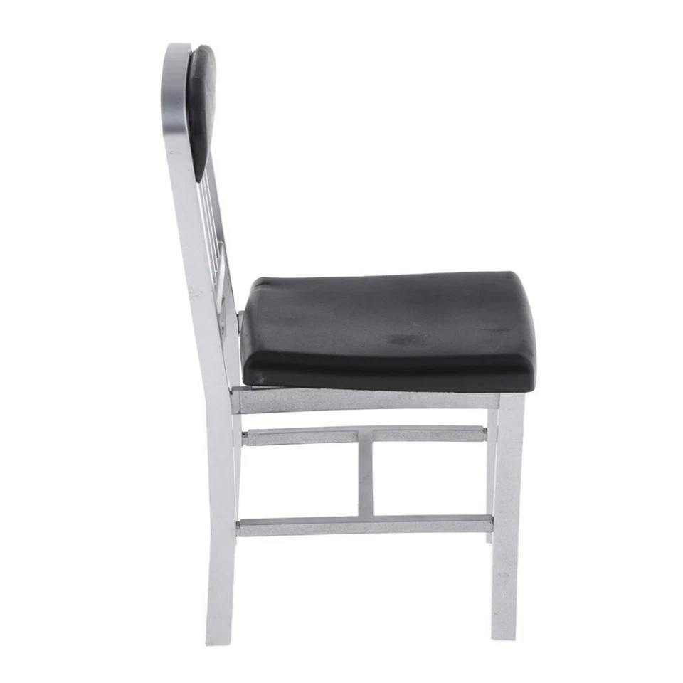 1/6 Mini Chair Sedia in metallo Modello fai-da-te Mobili per casa delle bambole - Immagine 3 di 4