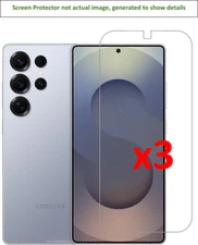 3x Samsung Galaxy S25 Ultra Screen Protector w/ cloth