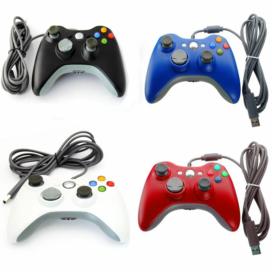 UK Brand New Xbox 360 Controller USB Wired Game Pad For Microsoft Xbox 360 / PC - Image 4 of 4