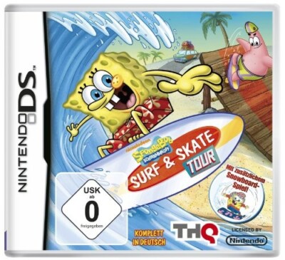 Nintendo DS Spiel - Sponge Bob Surf & Skate Tour Modul
