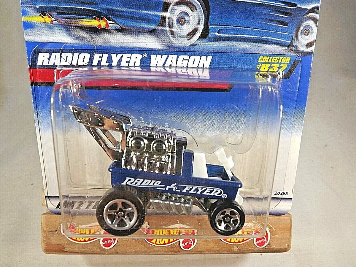 1998 Hot Wheels Mainline/Collector #837 RADIO FLYER WAGON Blue w
