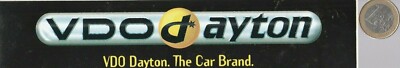  Sticker - Automobile. VDO DAYTON Car Radio