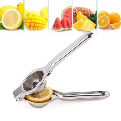 Lemon Squeezer Lime Juicer Clip Fruit Orange Citrus Manual Stainless Steel Tool