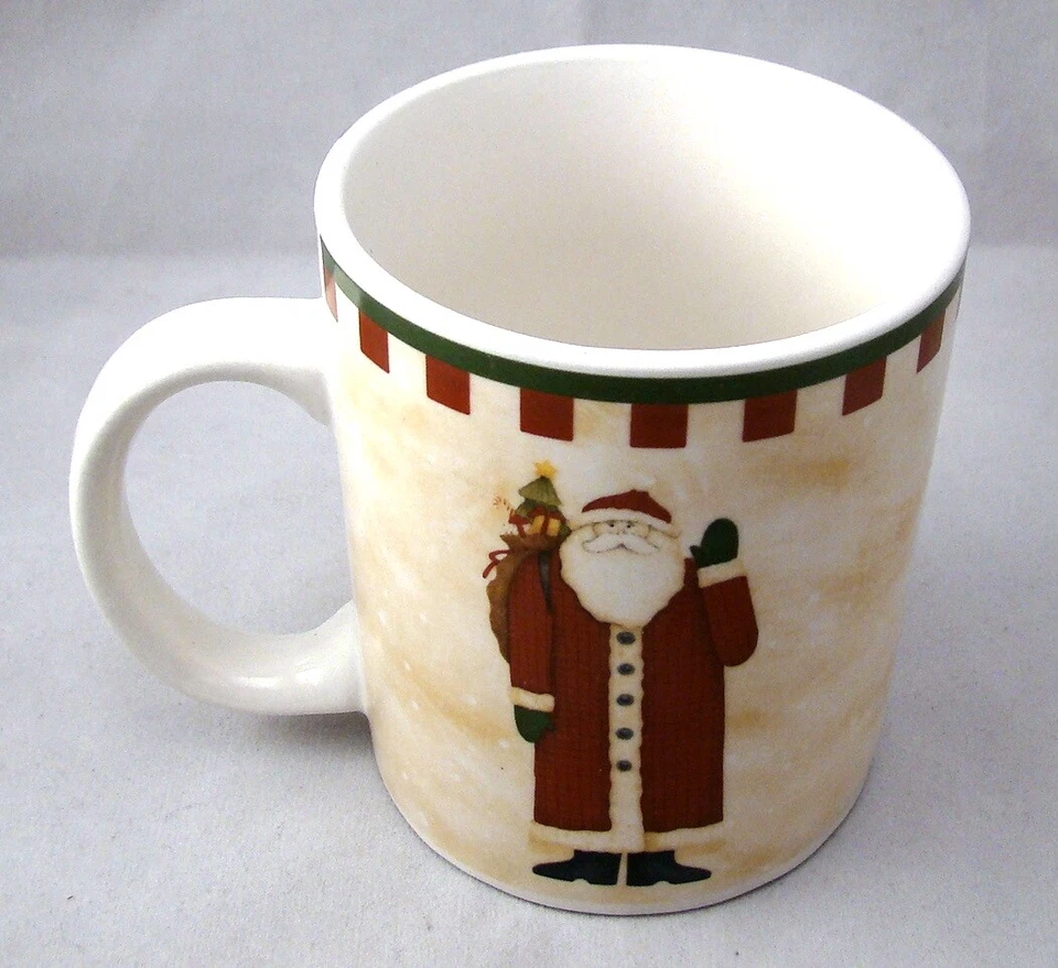 Zak Designs (Sakura) Folk Art Père Noël Par Debbie Mumm Tasse (S) - Photo 2/4