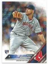 Brian Johnson Boston Red Sox 2016 Topps Rookie Card