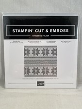 WINTER KNIT 3D Embossing Folder Stampin Up New Sweater Cold