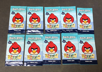 Angry Birds Karten 10 x Booster NEU OVP ungeöffnet Trading Cards