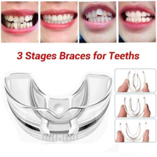 Three-Stage Braces Dental Orthodontic Teeth Corrector Clear Retainer Alignment