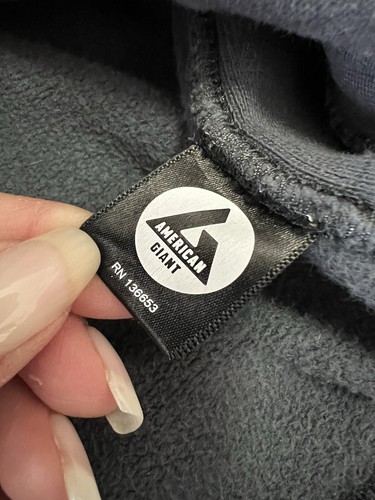 American Giant | Women’s Small | Full Zip Heavyweight Gray Sweatshirt - Picture 8 of 12