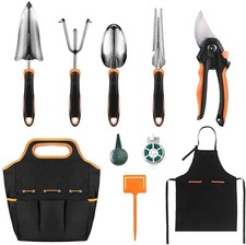 TACKLIFE GGT5A Gartenwerkzeug Set, Gartengeräte aus Rostfreiem Edelstahl 29 in 1