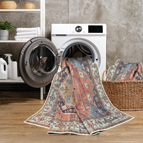 GLN Rugs Kitesh - Machine Washable Area Rug - Turkish Terra Home Rugs - Picture 73 of 77