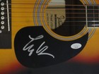 LINDSEY BUCKINGHAM SIGNED SUNBURST ACOUSTIC GUITAR FLEETWOOD MAC JSA COA  — photo 2