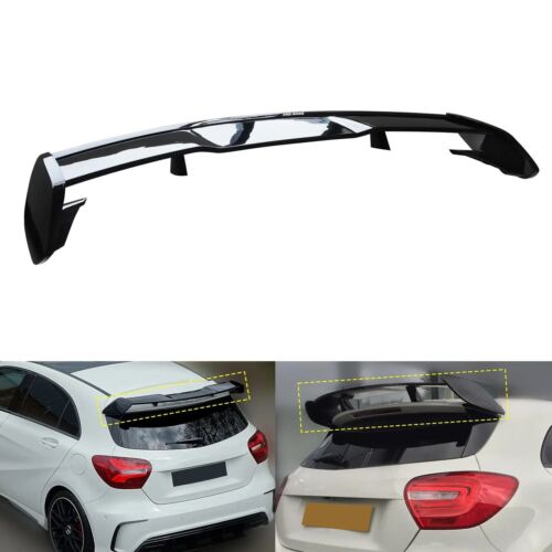 Aileron De Toit AMG Style Noir Brillant Pour Mercedes Classe A W176 A45 2012-18 - Picture 2 of 6