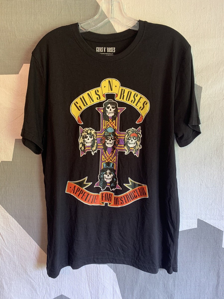 Guns N' Roses 2023 Tour VIP Merch Bag, T-Shirt, Lanyard, Ticket