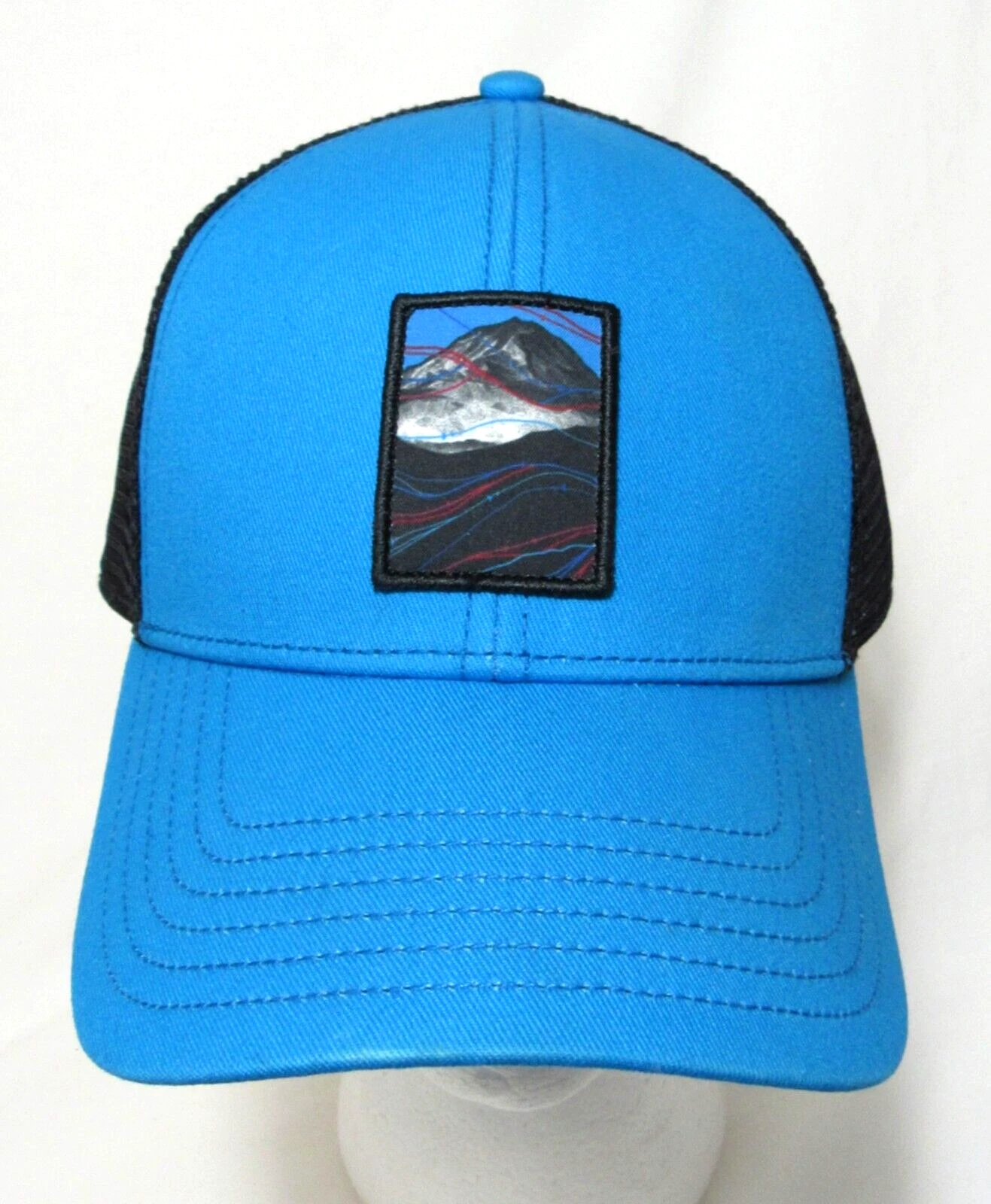 smartwool patch snap back net plus trucker hat euc 