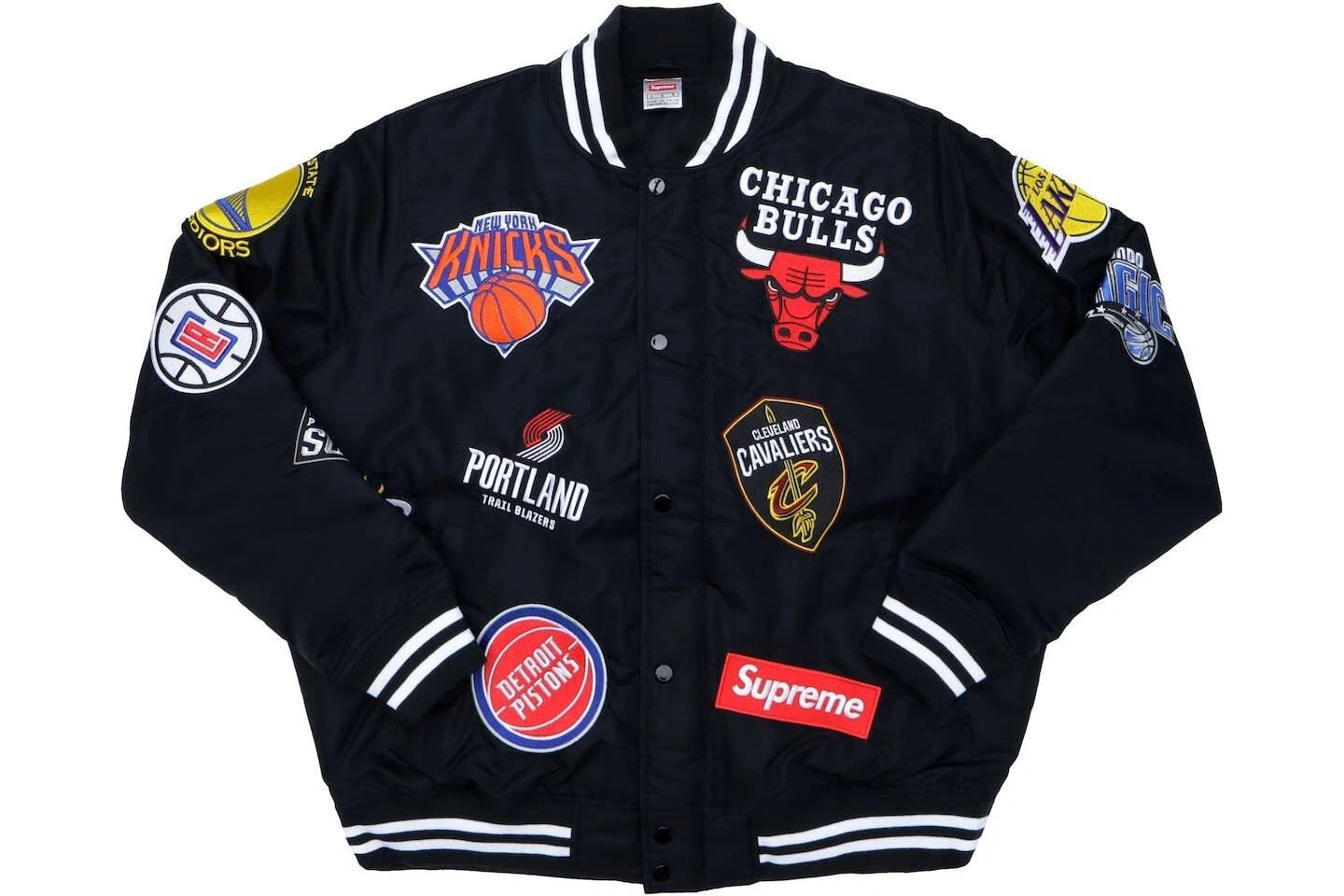Veste de basketball Nike Supreme NBA Teams taille XL AQ3631 010 noire SS18 B