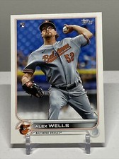 2022 Topps Series 1 #118 Alex Wells Rookie Baseball Card RC Baltimore Orioles