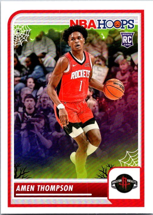 2023-24 Hoops Haunted Hoops #86 Amen Thompson baseball card 8ZZ