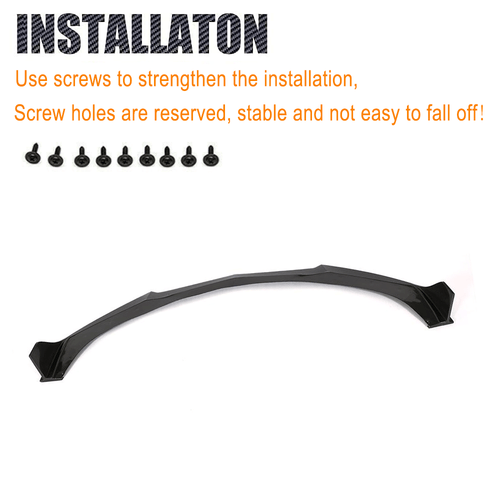 Spoiler in carbonio labbro anteriore adatto per Chevrolet Camaro 2016-2020 - Foto 8 di 10