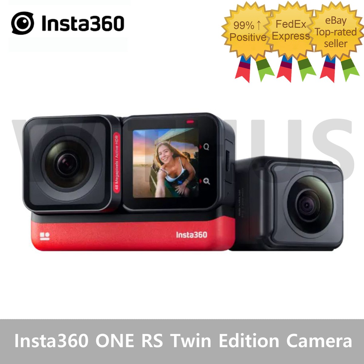 Insta360 ONE RS Twin Edition Action Camera 4K 60fps Action