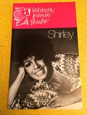 Vintage Shirley Bassey & Van McCoy Concert Program WESTCHESTER PREMIER THEATRE