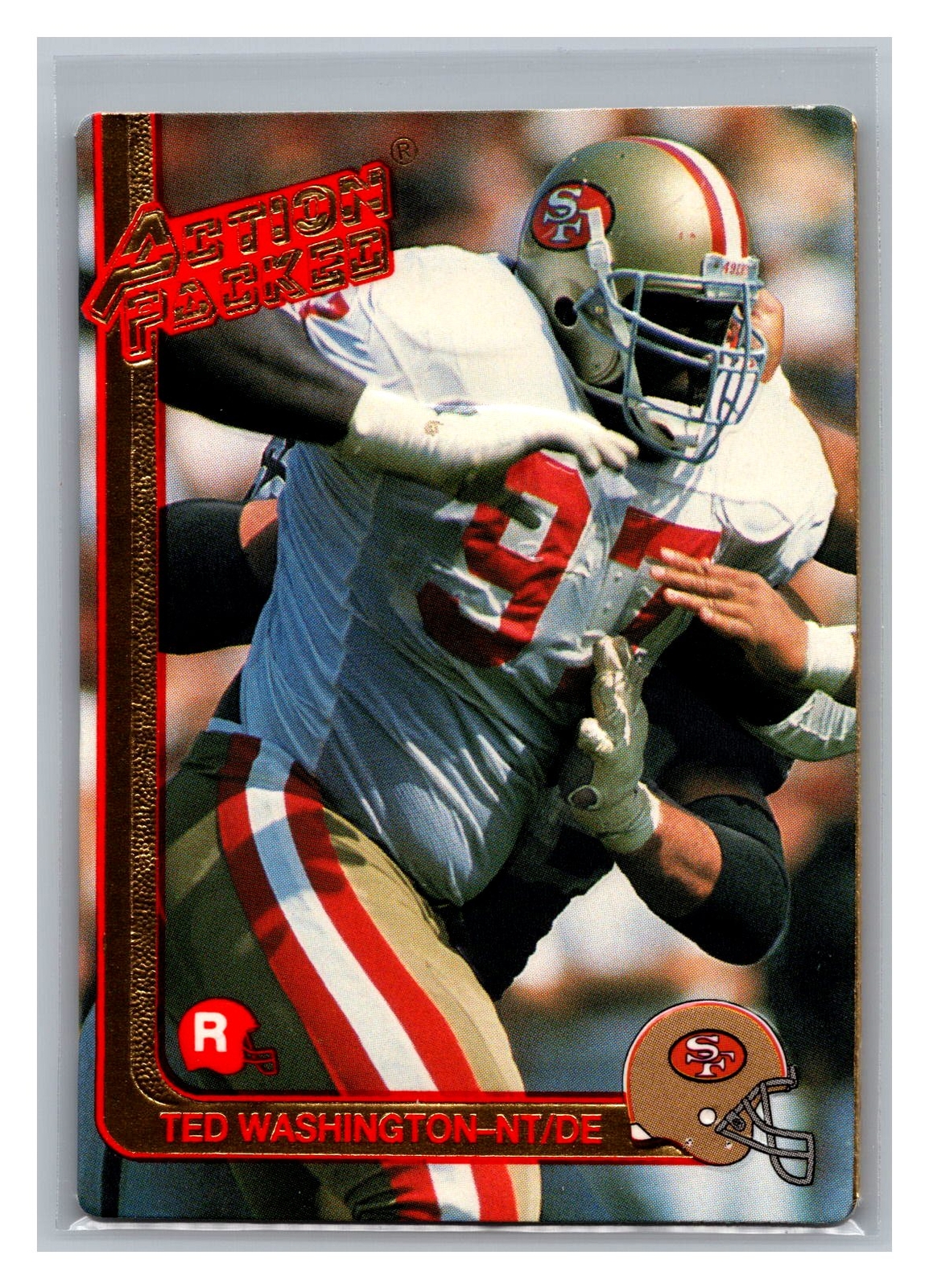 1991 Action Packed Rookie/Update #39 Ted Washington