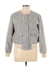 Central Park West Women Gray Jacket L
