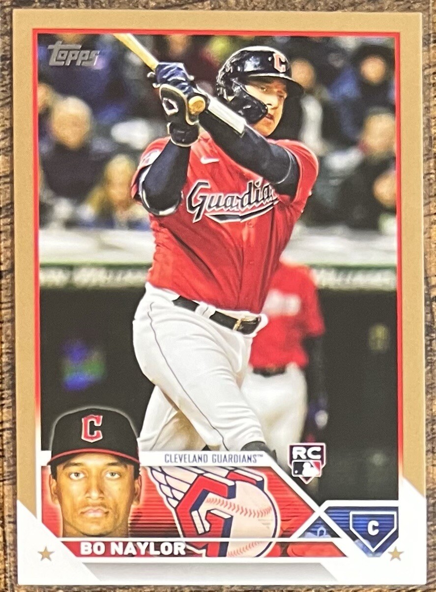2023 Topps Series 2 Bo Naylor Rookie Gold #0108/2023 Guardians #421