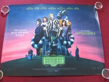 BEETLEJUICE BEETLEJUICE - B UK QUAD ROLLED POSTER MICHAEL KEATON W. RYDER 2024 