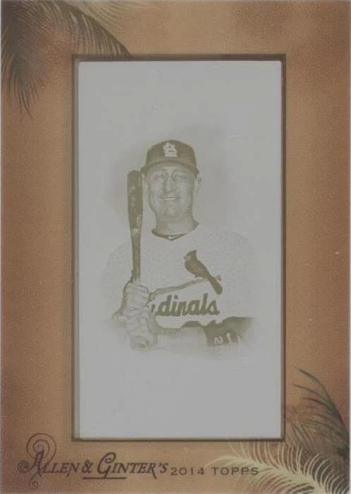 Framed Printing Plate Mini Yellow