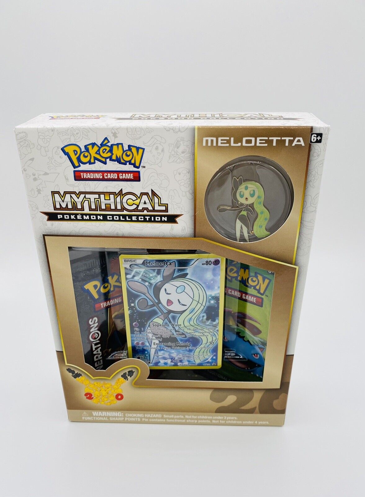 Celebrate #Pokemon20 with the Mythical Pokémon Meloetta! 