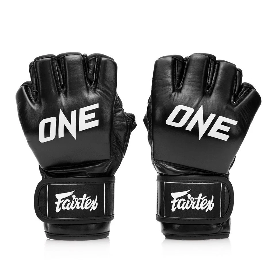 ONE X Fairtex Grappling Gloves FGV12 Best Grappling Gloves Award Black Color