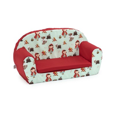 red nursery chair