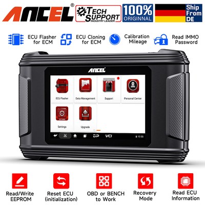  2025 ANCEL EC500 Auto ECM ECU Flashing Klonen Reset Initialisierung Werkzeug