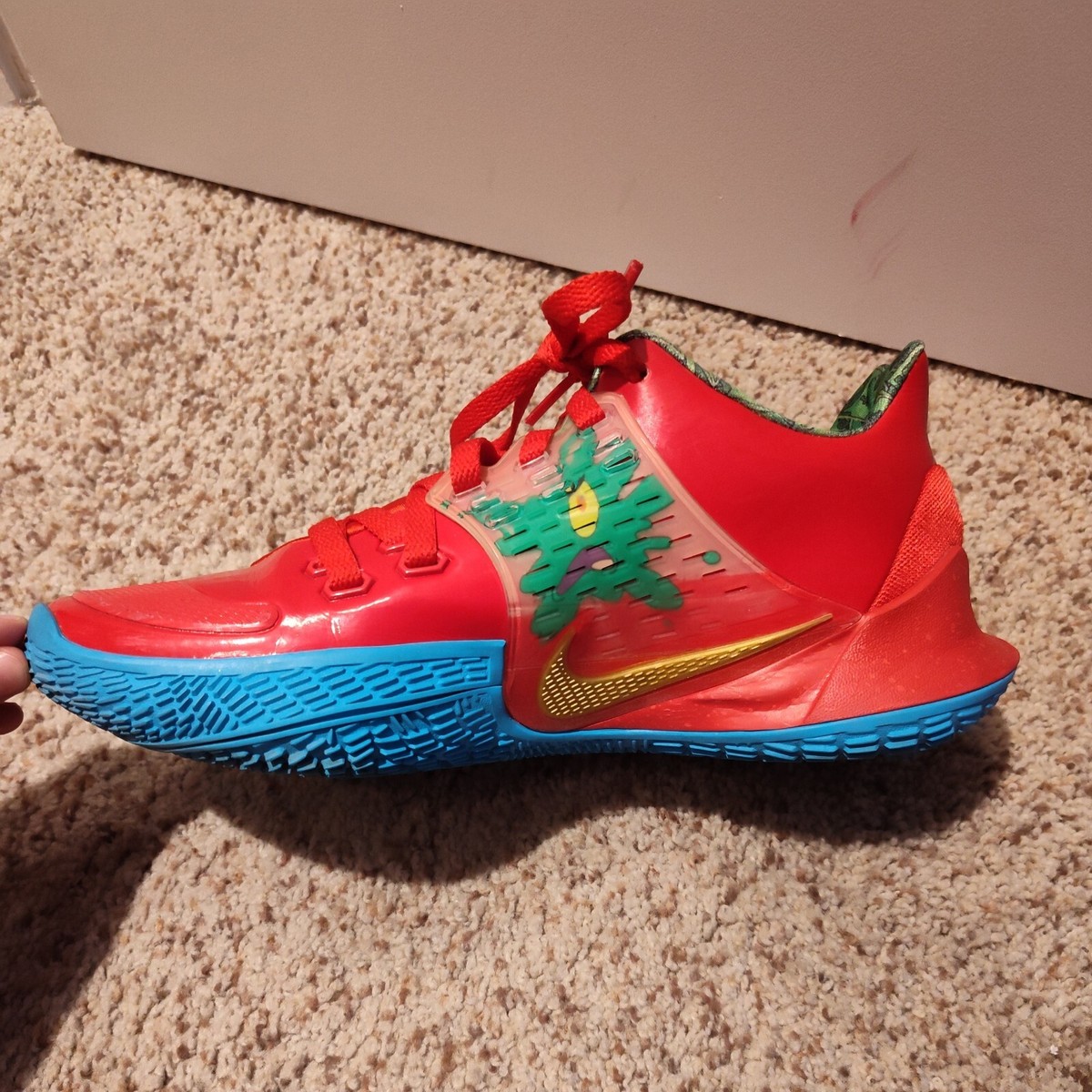 Size 8 - Nike Kyrie Low 2 x SpongeBob SquarePants Mr. Krabs 2019