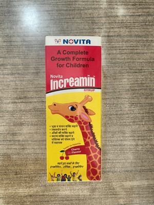 incremin Syrup 100% Ayurvedic Appetite stimulant for children( 200ml) cherry