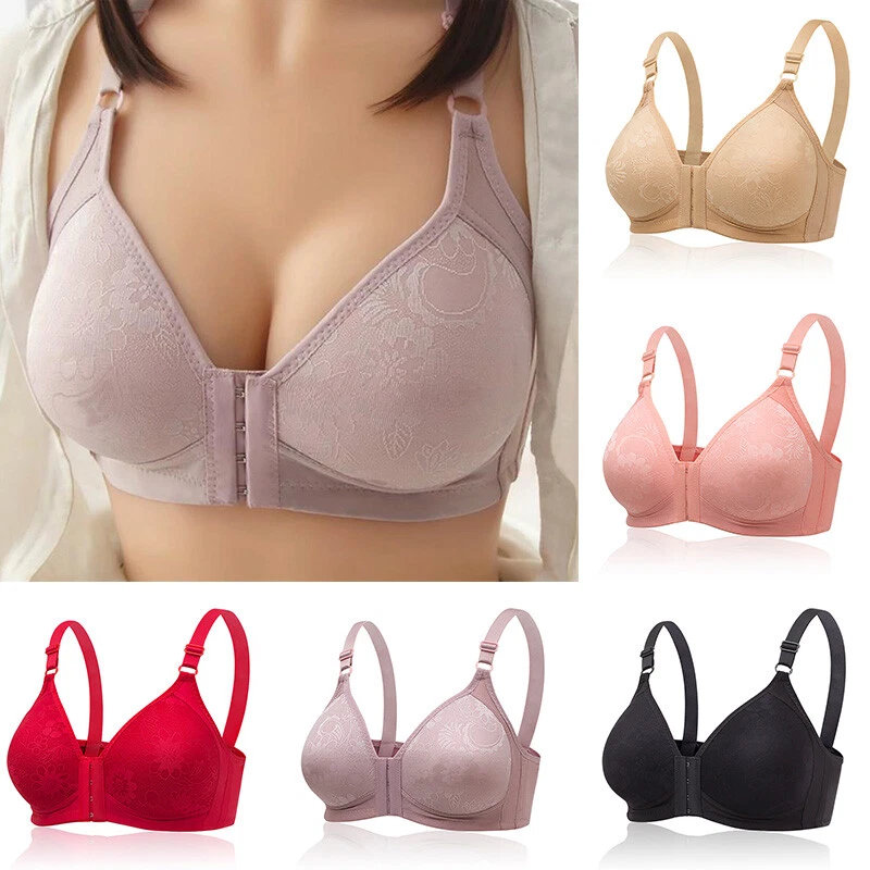 Sexy Non Wired Bra Womens Firm Control Full Cup Underwear Top Size 36-44