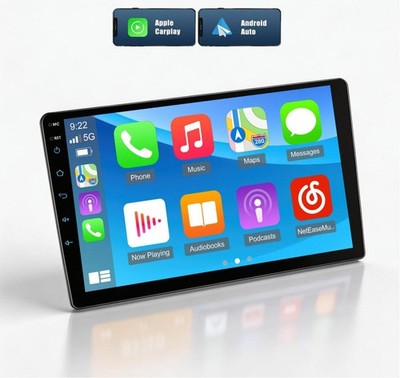 Carplay Android Auto MP5 Player Touch Screen Car Stereo Radio BT 9' Double 2Din
