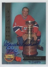 1995 Signature Rookies Cool 5 Signatures /1050 Maurice Richard #CF4 Auto HOF 6v3
